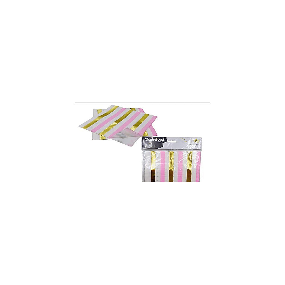 SERVILLETA 25X25CM RAYAS CAR CA-GBO-SC