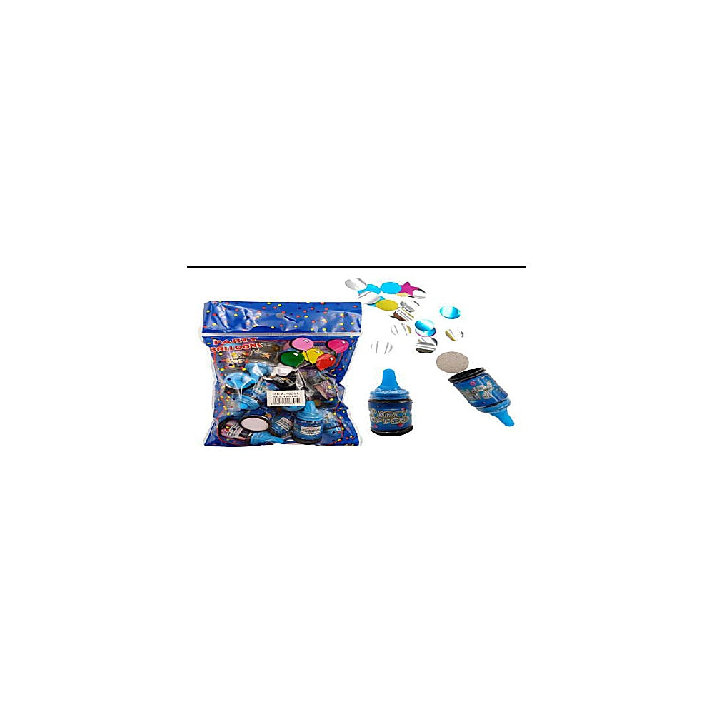 PARTY POPPER GLOBO 15PCS 5.5X2 R6397