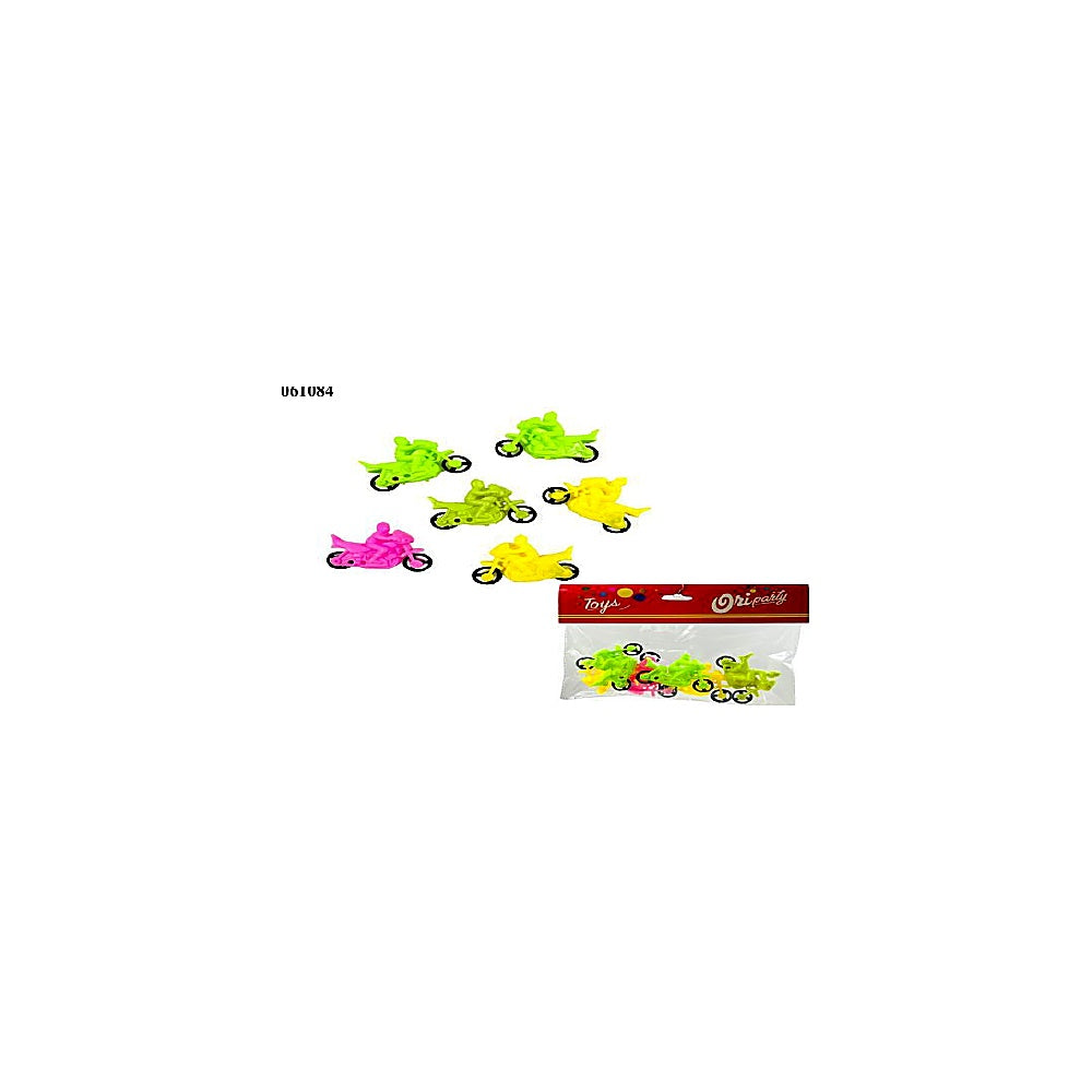 JUGUETES MINIATURA 6PCS MOTO R0911