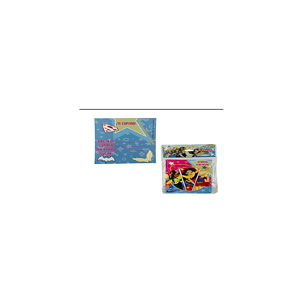 INVITACIONES CUMPLEAÑO 6PCS S WBPG-HG-I012B