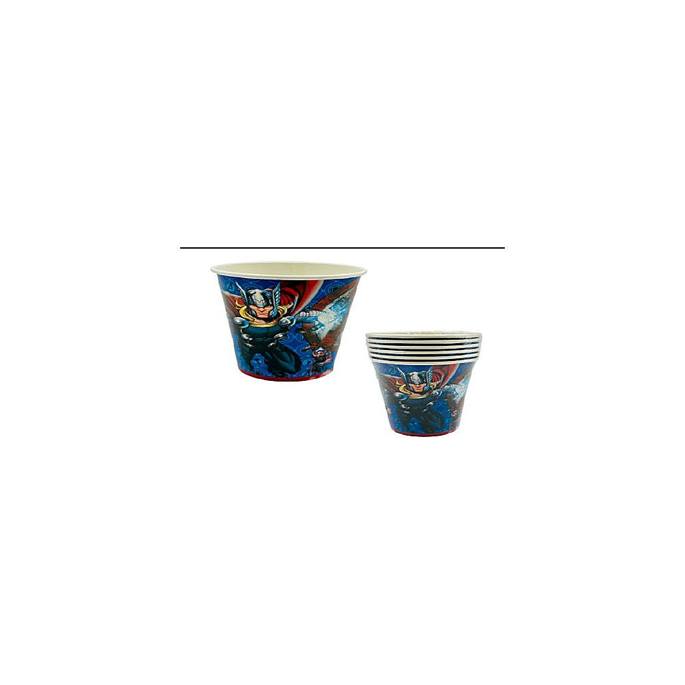 VASOS CUMPLEAÑO 6PCS AVENGE MPG-AV-V001B