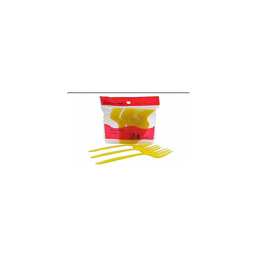 TENEDOR DESECHABLE 24PCS AMA R4413-Y
