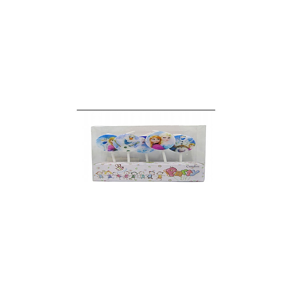VELA CUMPLEAÑOS 5PCS FROZEN R4055