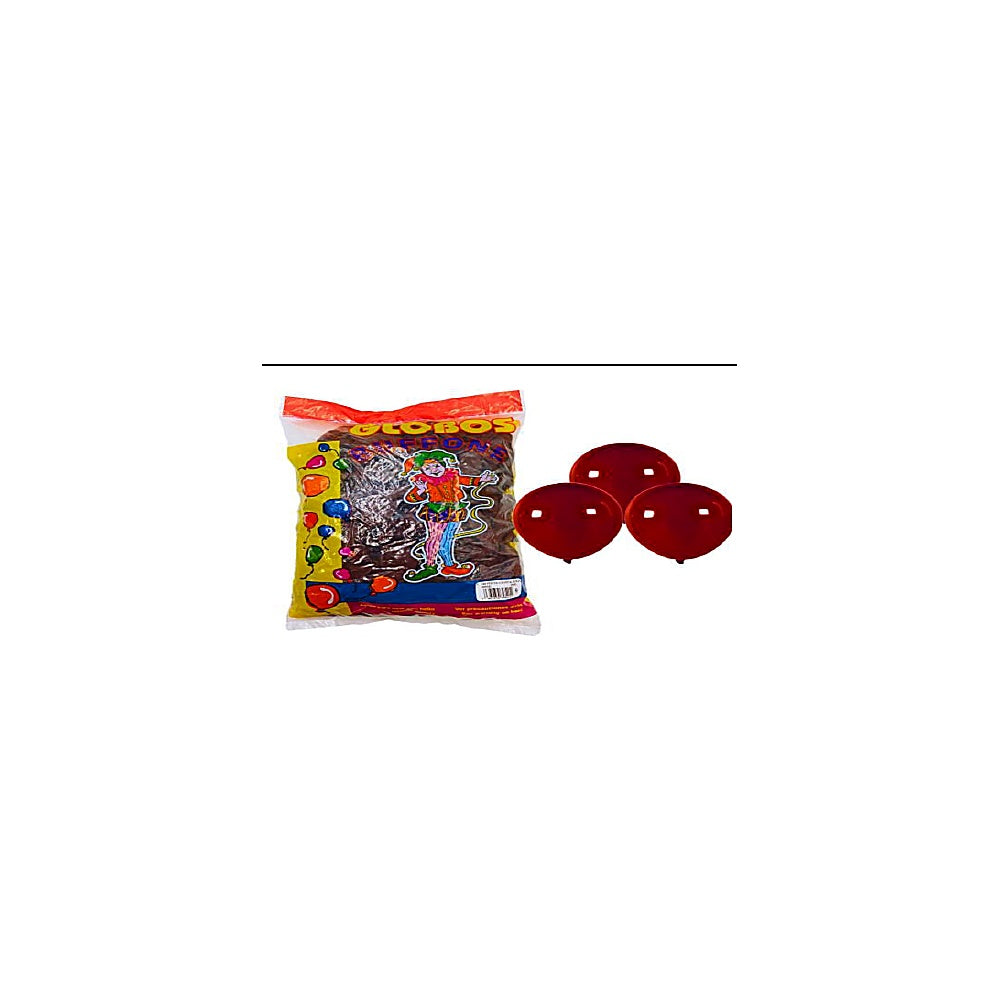 GLOBOS LATEX BUFFONE 9PLG 144 N23082