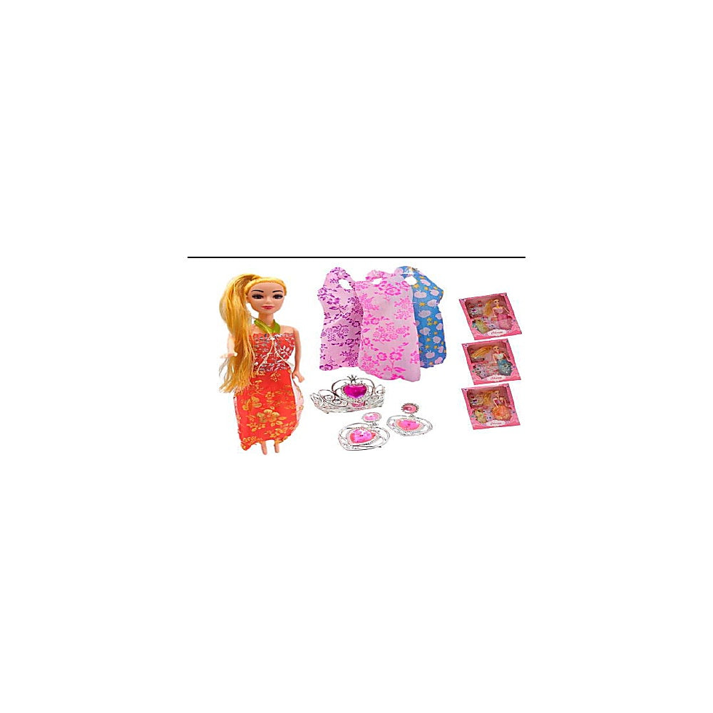 MUÑECA TIPO BARBIE 11PLG CON T203761