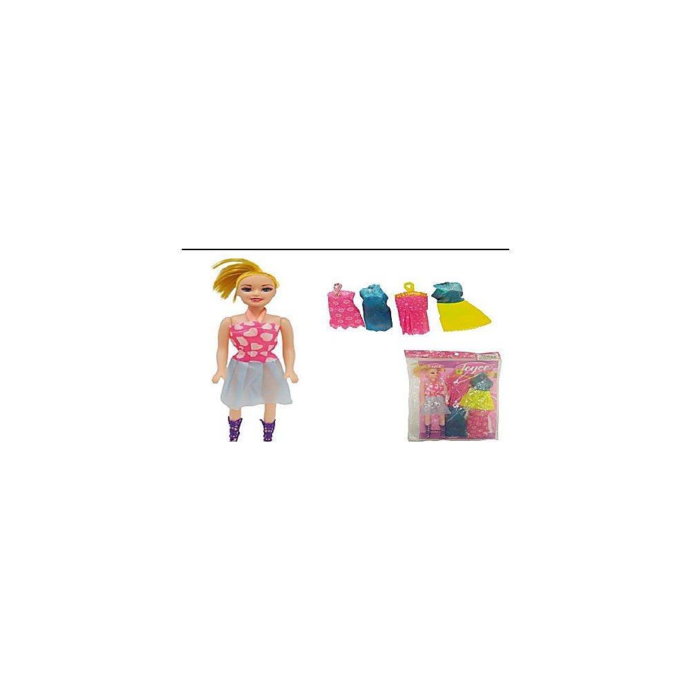 MUÑECA 11PLG CON VESTIDOS EN T276480