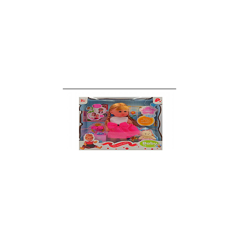 MUÑECA 16PLG CON ACCESORIOS T110432