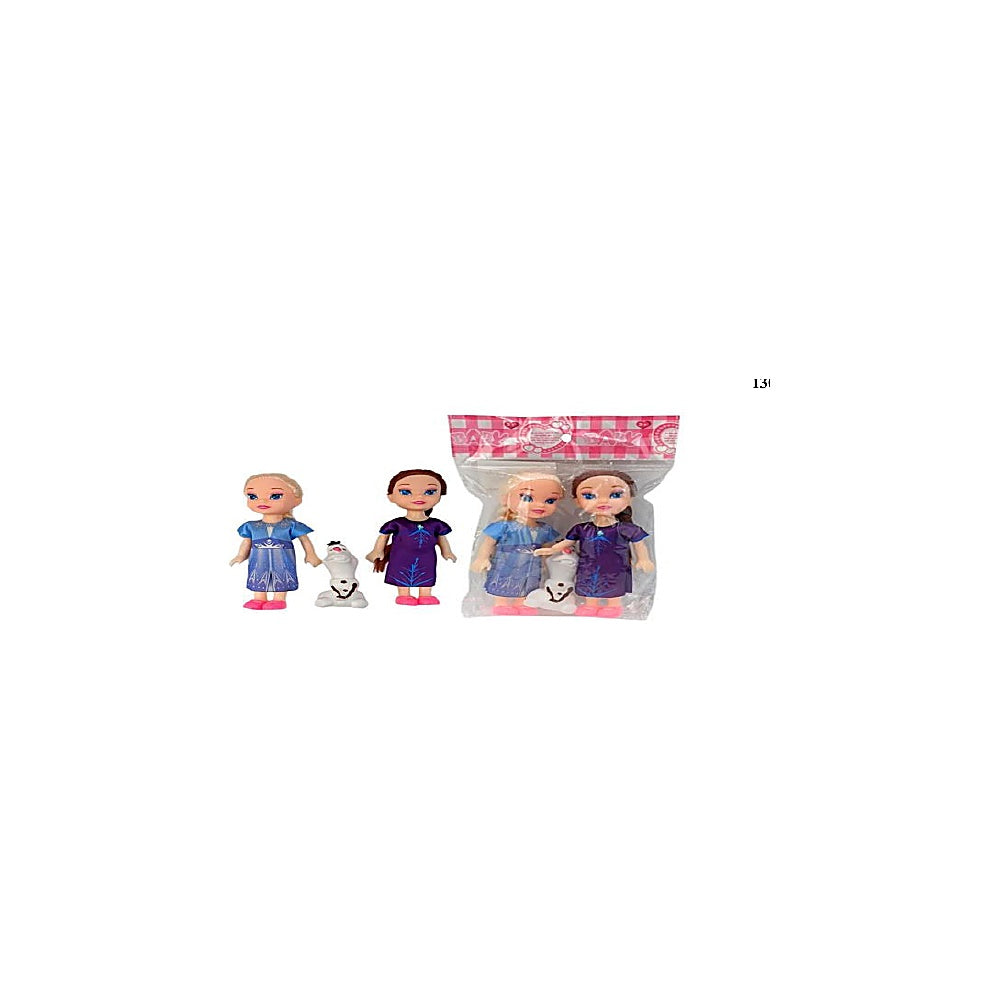MUÑECA 6PLG 3PCS EN FUNDA YS2 T350850