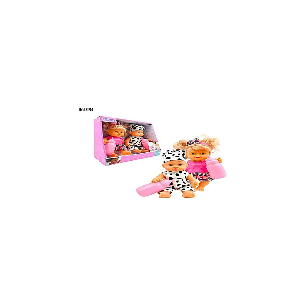 MUÑECA 9X5PLG 2PCS CON SONIDO T352701