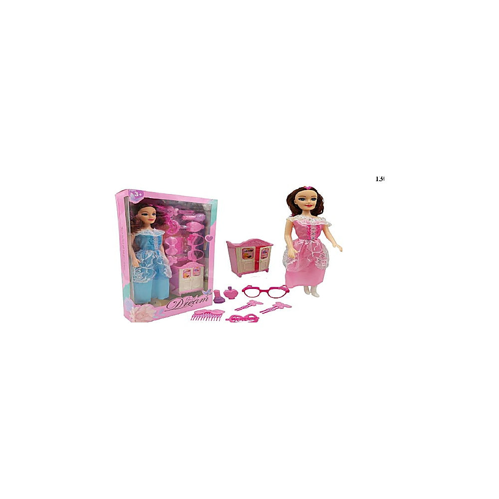 MUÑECA 18PLG TIPO BARBIE CON T350945