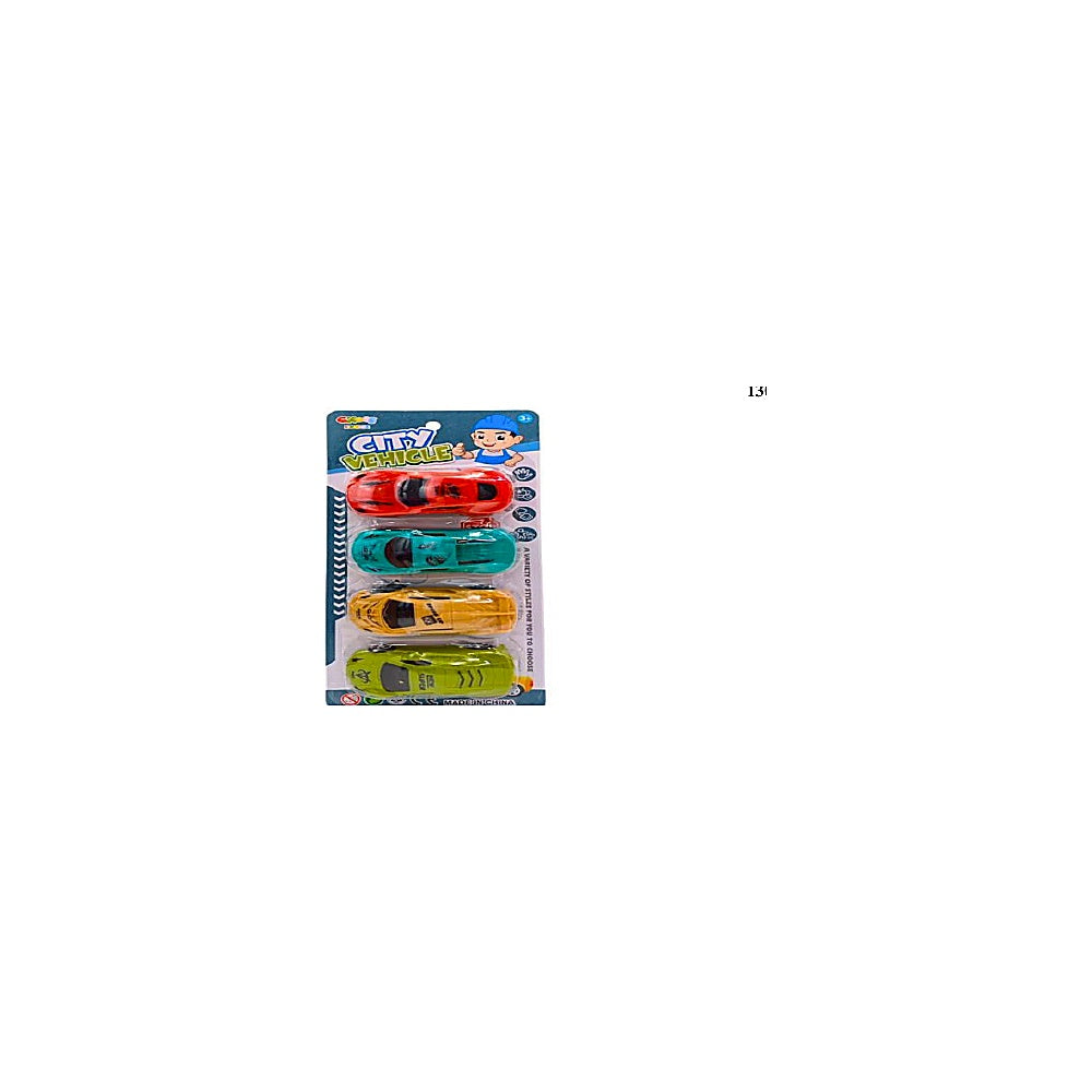 CARROS 4PCS PULL BACK EN CART T351355
