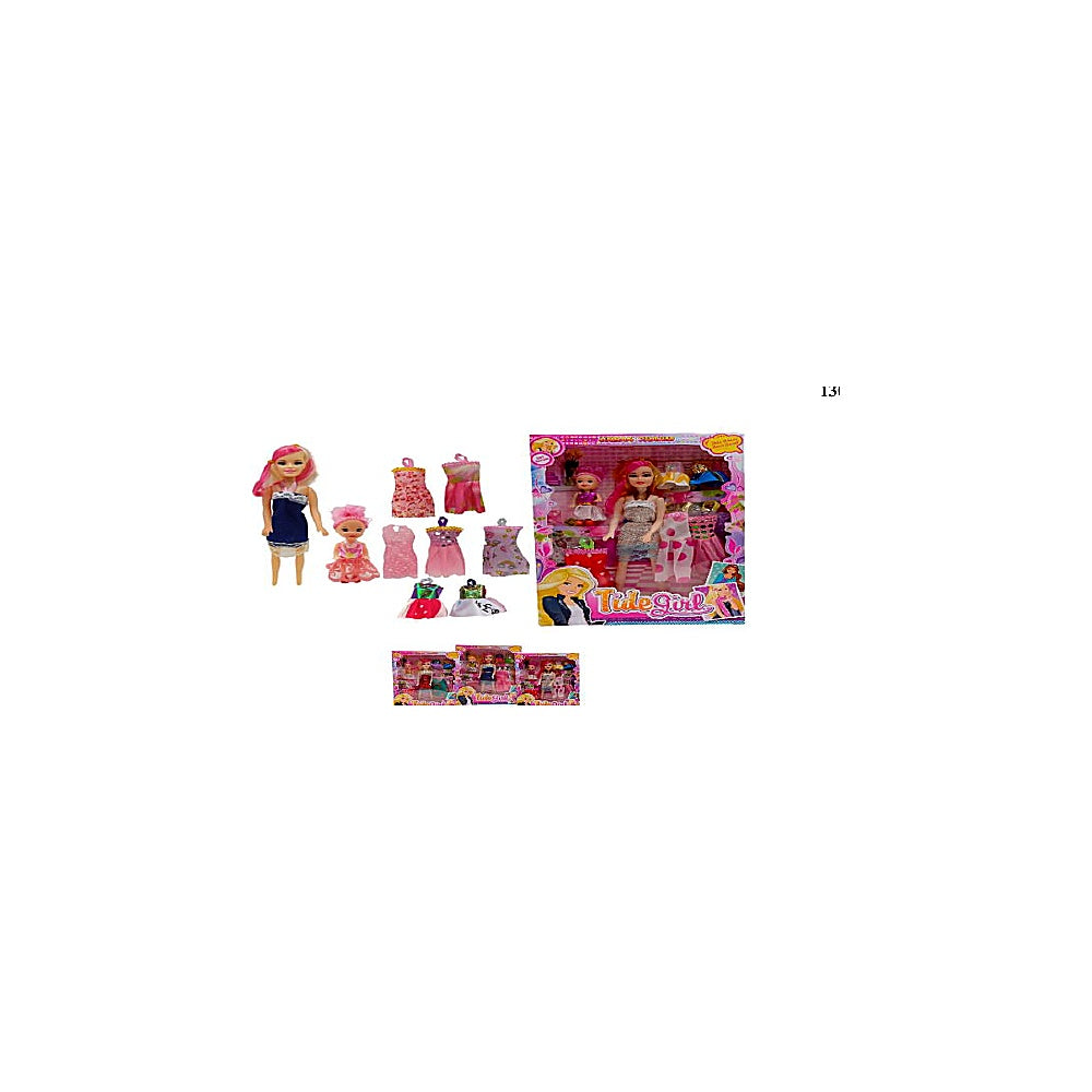 MUÑECA 11PLG TIPO BARBIE CON T075617