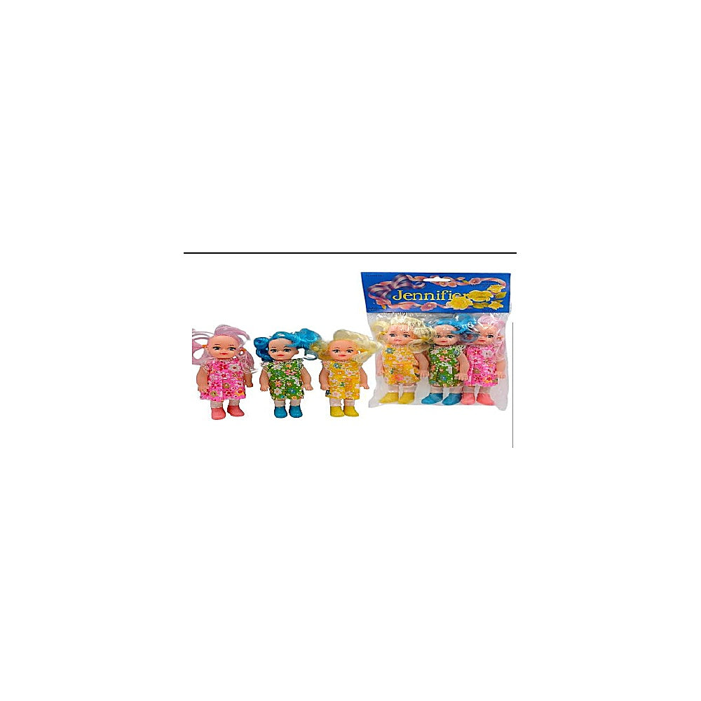 MUÑECA 6PLG 3PCS #7393CV T052750