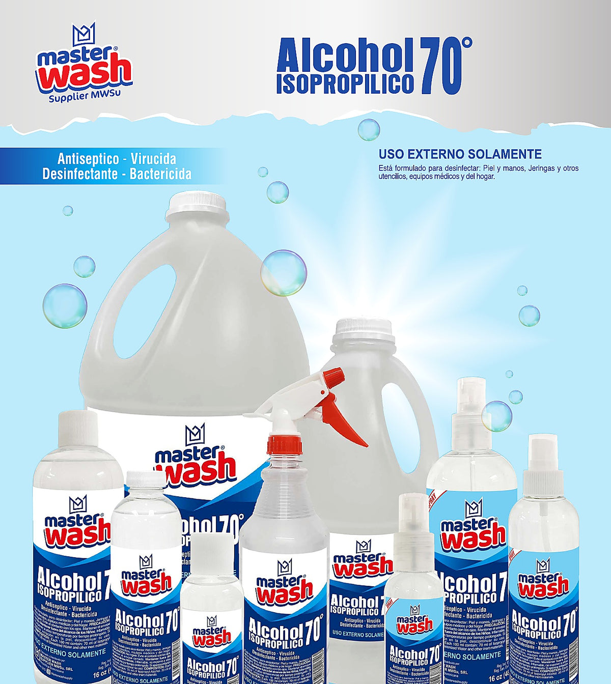 ALCOHOL ISOPROPILICO 70%