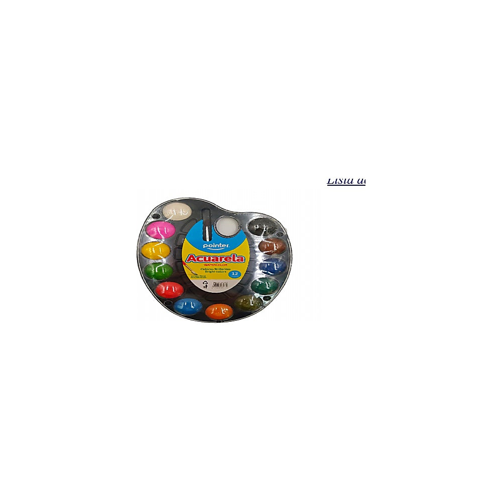 ACUARELA POINTER 12 COLORES WC-5570