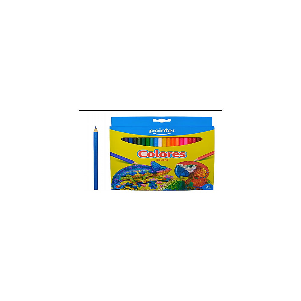 LAPICES COLORES 7PLG 24PCS POIN RCP-24