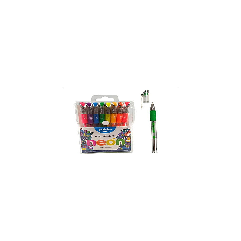 LAPICEROS GEL 8PCS POINTER GP-2210-N