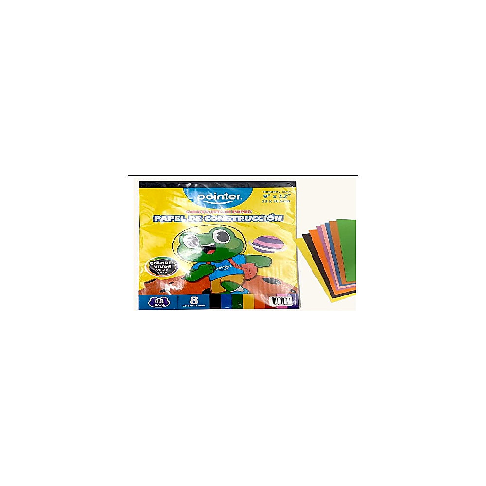 PAPEL CONSTRUCCION 48PAG 9X12 CON-912-48