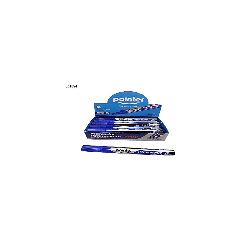 MARCADOR PERMANENTE POINTE MK-3000P-BU