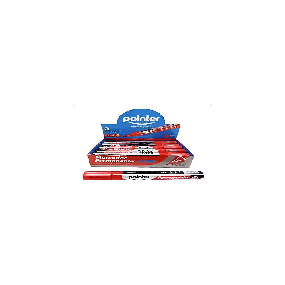 MARCADOR PERMANENTE POINTE MK-3000P-RD