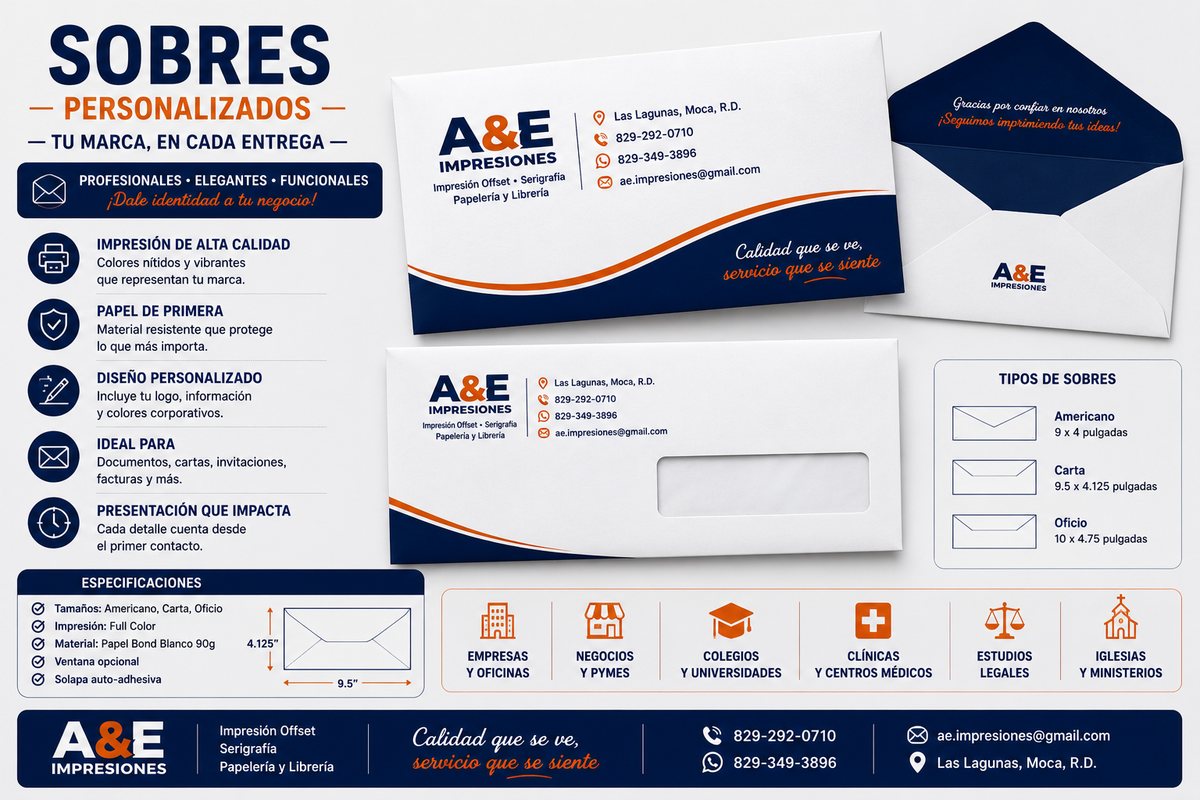 Sobres Personalizados