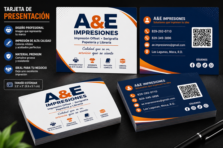 Tarjetas de Presentación Personalizadas